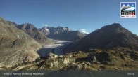 Archiv Foto Webcam View Riederalp Moosfluh 08:00