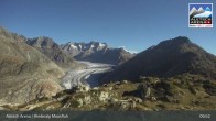Archiv Foto Webcam View Riederalp Moosfluh 09:00
