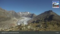 Archiv Foto Webcam View Riederalp Moosfluh 10:00
