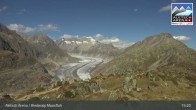 Archiv Foto Webcam View Riederalp Moosfluh 14:00