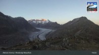 Archiv Foto Webcam View Riederalp Moosfluh 00:00