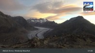 Archiv Foto Webcam View Riederalp Moosfluh 06:00