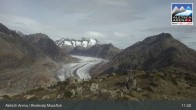 Archiv Foto Webcam View Riederalp Moosfluh 10:00