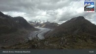 Archiv Foto Webcam View Riederalp Moosfluh 12:00