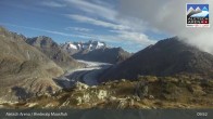 Archiv Foto Webcam View Riederalp Moosfluh 09:00