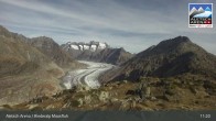 Archiv Foto Webcam View Riederalp Moosfluh 10:00