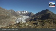 Archiv Foto Webcam View Riederalp Moosfluh 10:00