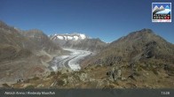 Archiv Foto Webcam View Riederalp Moosfluh 12:00