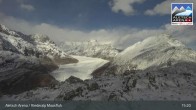 Archiv Foto Webcam View Riederalp Moosfluh 14:00