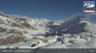 Archiv Foto Webcam View Riederalp Moosfluh 10:00