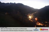 Archived image Webcam Welschnofen: Hotel Berghaus Rosengarten 05:00