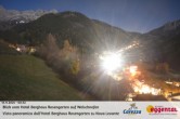 Archived image Webcam Welschnofen: Hotel Berghaus Rosengarten 23:00