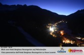 Archived image Webcam Welschnofen: Hotel Berghaus Rosengarten 05:00