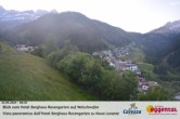 Archived image Webcam Welschnofen: Hotel Berghaus Rosengarten 05:00