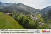 Archived image Webcam Welschnofen: Hotel Berghaus Rosengarten 09:00