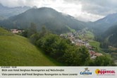 Archived image Webcam Welschnofen: Hotel Berghaus Rosengarten 09:00