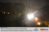 Archived image Webcam Welschnofen: Hotel Berghaus Rosengarten 23:00