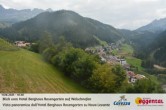 Archived image Webcam Welschnofen: Hotel Berghaus Rosengarten 09:00