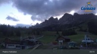 Archived image Webcam Carezza - Valley 04:00