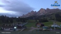 Archiv Foto Webcam Carezza - Tal 02:00