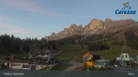 Archiv Foto Webcam Carezza - Tal 18:00
