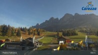 Archived image Webcam Carezza - Valley 08:00