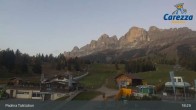 Archived image Webcam Carezza - Valley 18:00