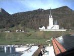 Archiv Foto Webcam Kreuth: Kirche und Freibad 07:00