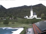 Archiv Foto Webcam Kreuth: Kirche und Freibad 07:00