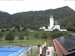 Archiv Foto Webcam Kreuth: Kirche und Freibad 11:00