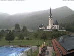 Archiv Foto Webcam Kreuth: Kirche und Freibad 15:00