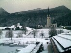 Archiv Foto Webcam Kreuth: Kirche und Freibad 06:00