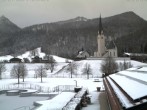 Archiv Foto Webcam Kreuth: Kirche und Freibad 07:00