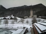 Archiv Foto Webcam Kreuth: Kirche und Freibad 11:00