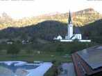 Archiv Foto Webcam Kreuth: Kirche und Freibad 06:00