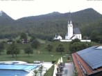 Archiv Foto Webcam Kreuth: Kirche und Freibad 05:00