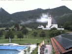 Archiv Foto Webcam Kreuth: Kirche und Freibad 06:00