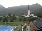 Archiv Foto Webcam Kreuth: Kirche und Freibad 11:00