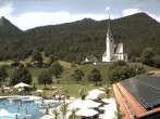 Archiv Foto Webcam Kreuth: Kirche und Freibad 11:00