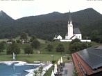 Archiv Foto Webcam Kreuth: Kirche und Freibad 15:00
