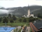 Archiv Foto Webcam Kreuth: Kirche und Freibad 06:00