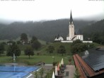 Archiv Foto Webcam Kreuth: Kirche und Freibad 07:00