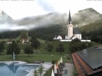 Archiv Foto Webcam Kreuth: Kirche und Freibad 07:00