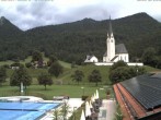 Archiv Foto Webcam Kreuth: Kirche und Freibad 07:00
