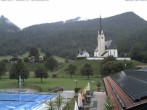 Archiv Foto Webcam Kreuth: Kirche und Freibad 10:00