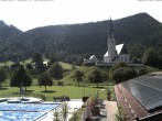 Archiv Foto Webcam Kreuth: Kirche und Freibad 15:00