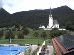 Archiv Foto Webcam Kreuth: Kirche und Freibad 15:00