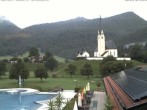 Archiv Foto Webcam Kreuth: Kirche und Freibad 06:00