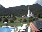Archiv Foto Webcam Kreuth: Kirche und Freibad 11:00