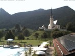 Archiv Foto Webcam Kreuth: Kirche und Freibad 16:00